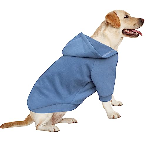 HuaLiSiJi Dog Hoodie Dog Sweatshirt Warm and Lightweight, With a Soft Texture