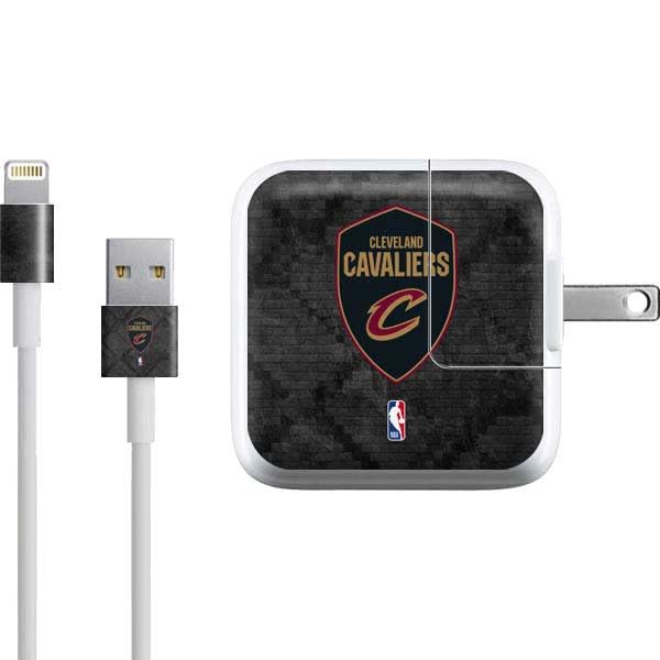 Skinit Decal Other Skin Compatible with iPad Charger (10W USB) - Officially Licensed NBA Cleveland Cavaliers Dark Rust Design