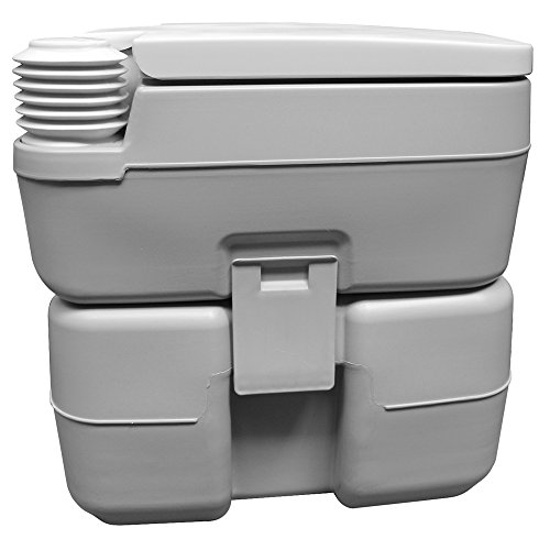 Earthtec 5 Gallon 50 Flush Non-Stick Bowl Sanitary Portable Toilet For Camping/Rv/Boat &Other Outdoor Or Indoor Activities #TOP5