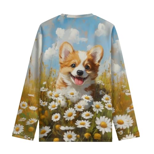 Image of Long Sleeve Shirts for Girls Winter Tops 3-16t Cartoon T Shirts for Fall Clothes