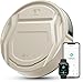Lefant Aspirateur Robot Mince 2200Pa, Silencieux 55dB, Connecté avec WiFi/Bluetooth/Alexa/App, 120min d'Autonomie, Auto-Charge, Idéal pour Poils d'animaux Sols Durs, M210P Champagne