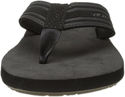 Quiksilver Men's Monkey Wrench 3 Point Sandal, Black/Black/Brown, 13 M US | Image 1