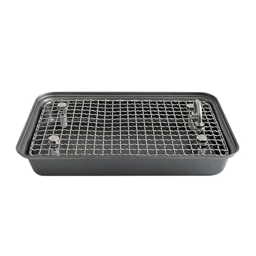 Arenero para Conejos, Bandeja de de Esquina extraíble, Jaula de Entrenamiento Reutilizable para Conejos de Acero Inoxidable para Gatos y Hurones