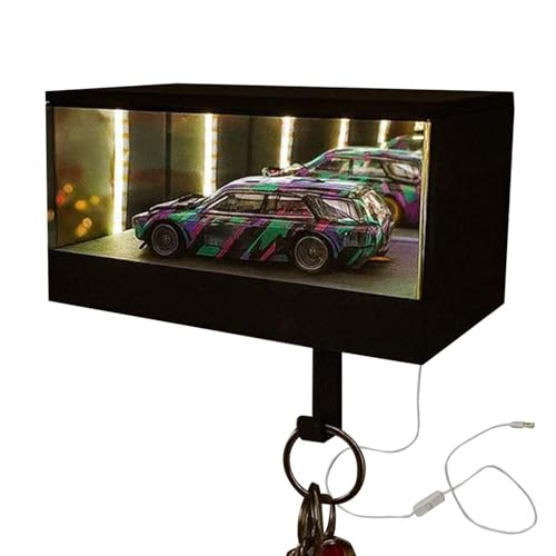 Soporte para llaves de garaje y llavero de automóvil con LED 2
