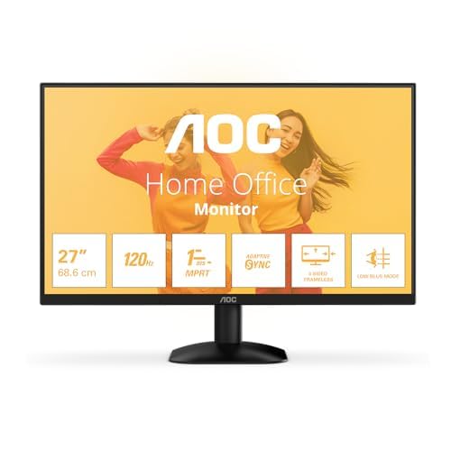 Moniteur Gaming AOC 27G15N 27" Full HD 180Hz - Dalle VA 1ms, HDR10, Adaptive Sync - Pour Jeux Compétitifs
