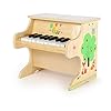 Small Foot Piano, 10724, kleine vos van hout, kinderinstrument met een toonladder voor de eerste muziekervaringen, beige