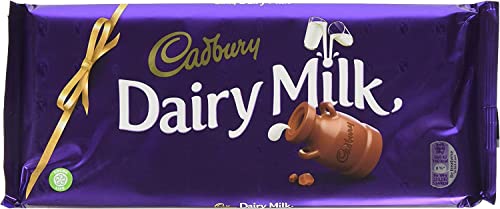 2 x Cadbury Dairy Milk Chocolate Bar, 360g. Christmas, Confectionery, Big Night, Birthday, Easter, Halloween, Ideal for Gift, Sharing Chocolate Bar, Present, All time Favourite Milk Bar |Sold by EPL