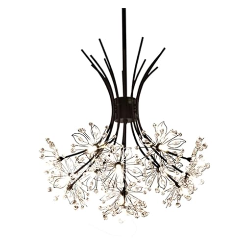 Suspension restaurant lumineuse LED pour éclairer une grande table sombre