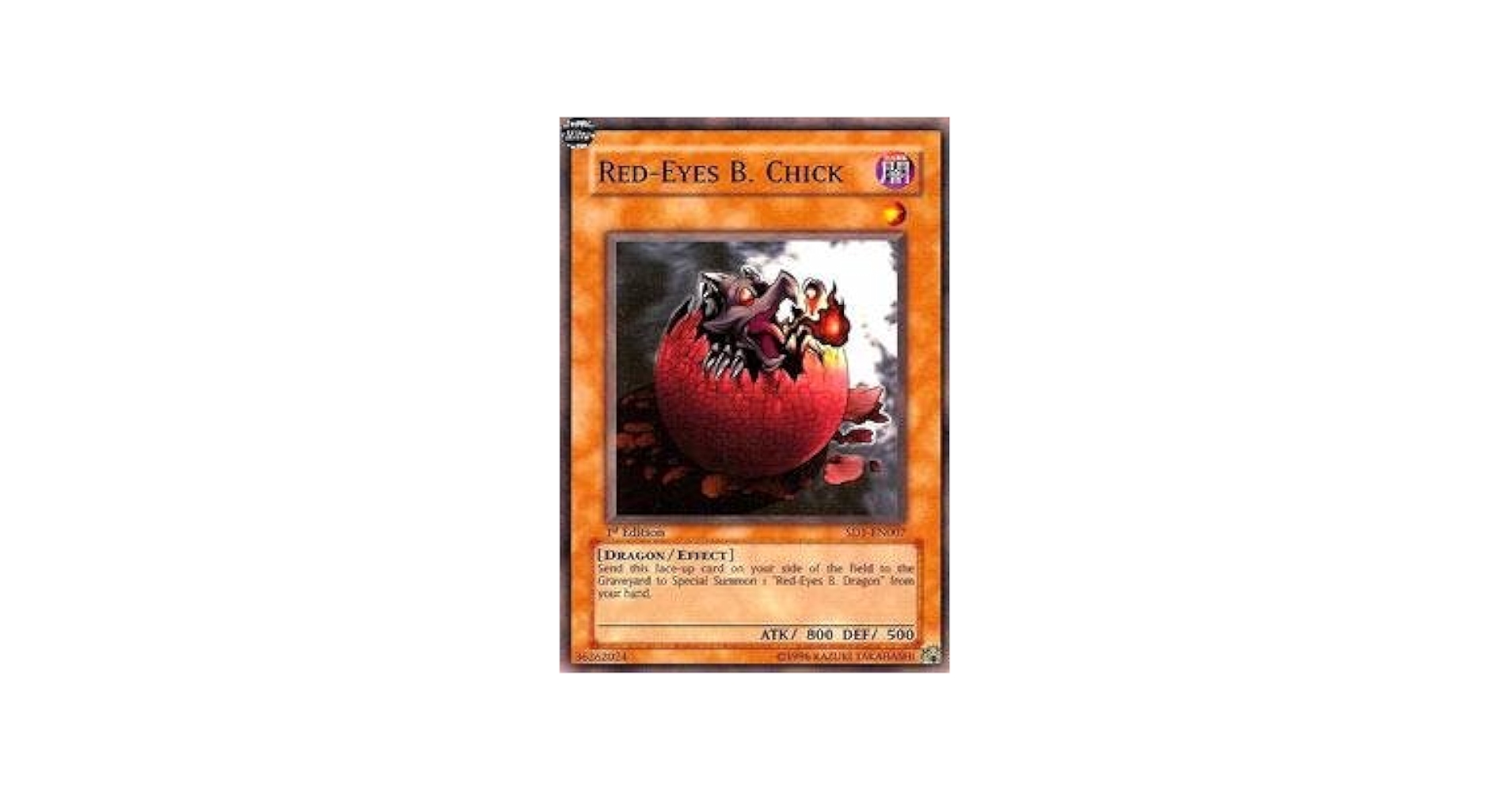 Yu-Gi-Oh! - Red-Eyes B. Chick (SD1-EN007) - Structure Deck 1