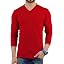 Mens Red Long Sleeves Shirt