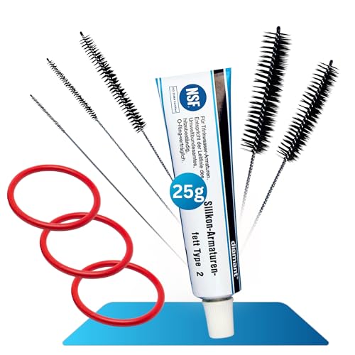 fancility Kit de nettoyage 9 pièces pour unité de percolation DeLonghi & AEG – Kit d'entretien et pièces de rechange, entre autres, groupe café ECAM ESAM...