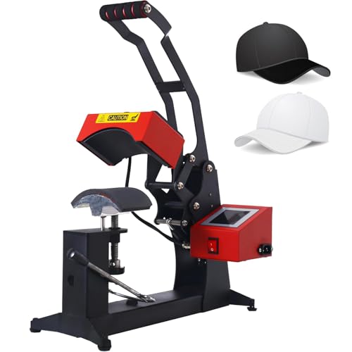 Máquina Prensa para Gorras Manual con Pantalla LCD miniatura 1