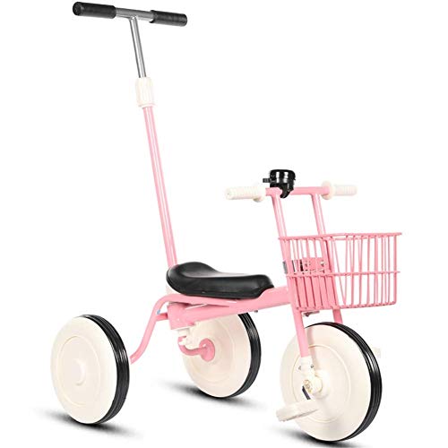 Moolo Trike Kids Bicycle Children's Car, 1-5 Year Old Boy/Girl Trolley Safety Portable Bikes Cycling Ride 3 Wheel Stroller (Color : D) #TOP29