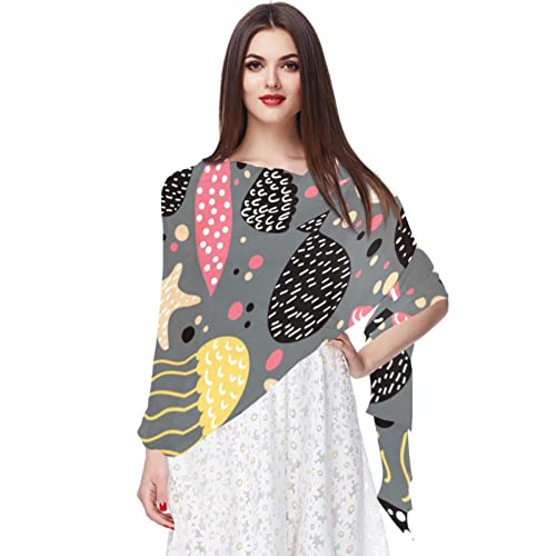 Foulard marin en mousseline de soie pour mariée et grandes occasions chic