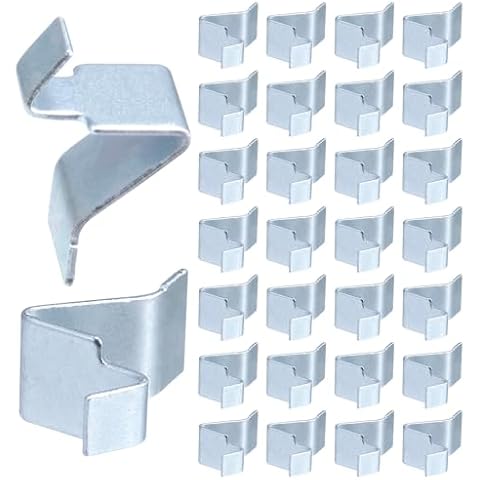 Shelf Clips - 30PCS Metal Shelf Clips for Adjustable Shelves, Bracket Replacement Part Compatible with Metal Cabinet Cover