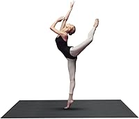 Portable Marley Dance Floor 6x3 ft Non-Slip Vinyl Mat for Ballet, Tap, Lyrical - 2mm Thick, Rollable for Home Studio Outdoor Practice