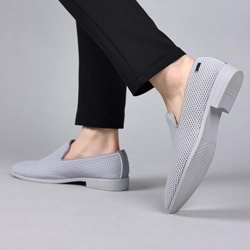 Image of Mens Tuxedo Dress Loafers Slip On Formal Wedding Shoes