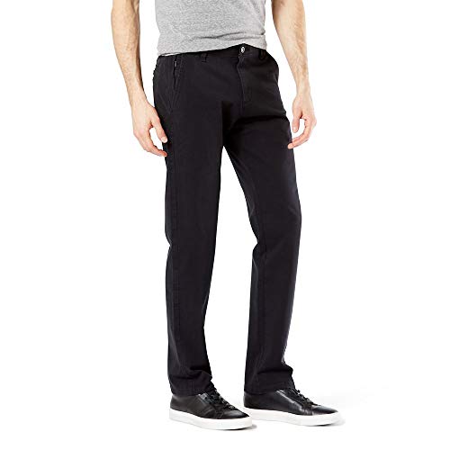 DOCKERS® Men's Straight Fit Ultimate Chino with Smart 360 Flex (Regular and Big & Tall), Black, 40W x 36L - image 2