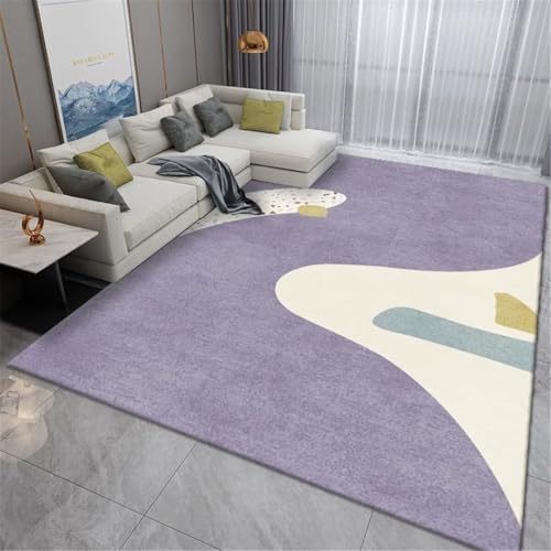 Tapis de Chambre Violet 60x90 cm | Descente de Bed Confortable - 2