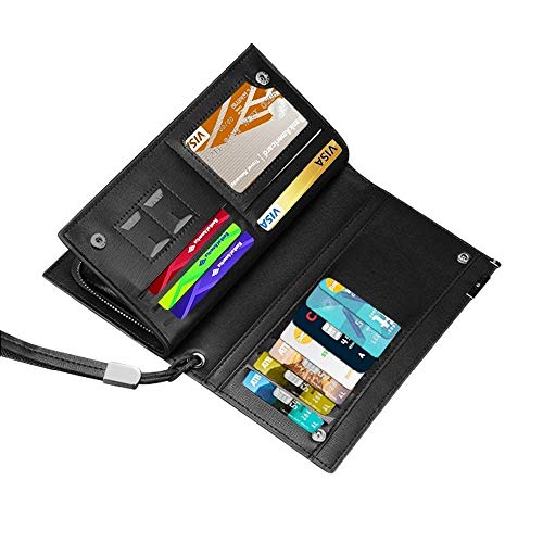 Carteira Masculina Longa Multifuncional Para Cartões Celular
