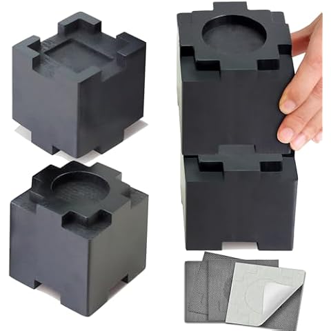 Kasiden 3.5 Inch Wood Bed Risers Cover