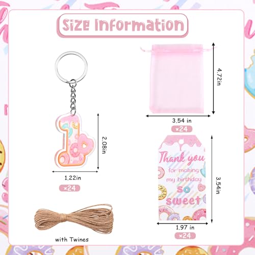 Image of Party Favors Theme Baby-Shower Keychain Set