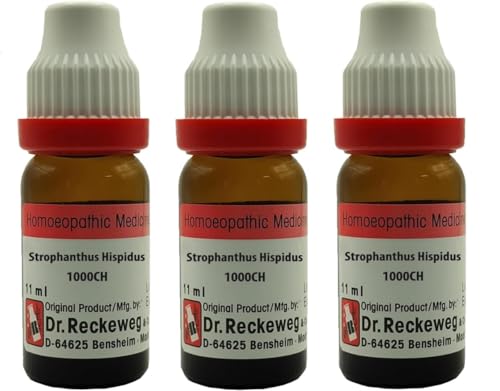 Dr. Reckeweg Strophanthus Hispidus Dilution 1000 CH (11ml) (Pack of 3)