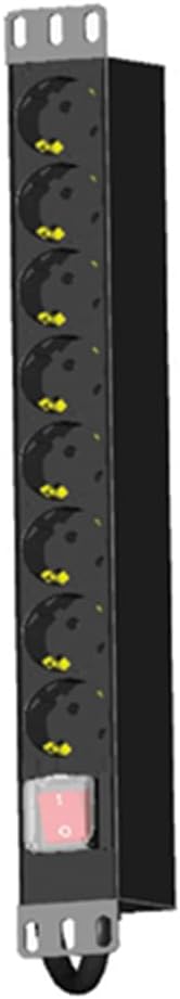 LT-50E3-08AHDCMB - 8 way PDU - Schuko EU Sockets with EU Plug