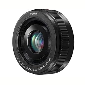 Panasonic 20mm Compact and Lightweight Digital Interchangeable Lens for Lumix G – Black