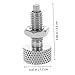 NULYLU 2pcs Stainless Steel Spring Plunger Lock Self-locking Pin Knurled Handle Toolboxes Industrial Use