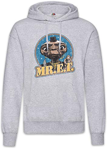 Urban Backwoods Mr Hoodie Sudadera con Capucha Sweatshirt Gris Talla 2XL