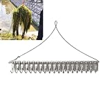 16" Pond Rake,Weed Removal Tool, 50ft Thicker Rope，Double Sided Weed Cleaning Tool Rake，or Pond, Lake, Rivulet