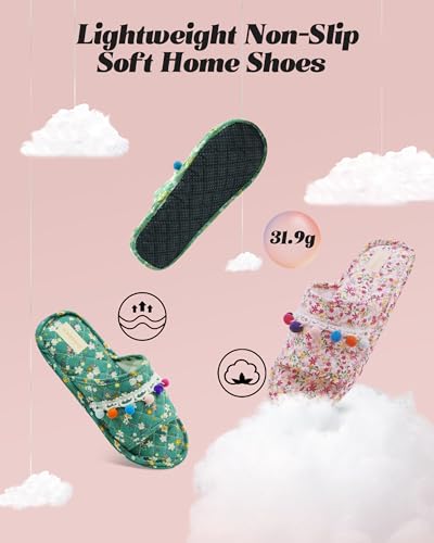 Chinelos de casa para mulheres, chinelos de spa, chinelos de casa para convidados, chinelos de dedo