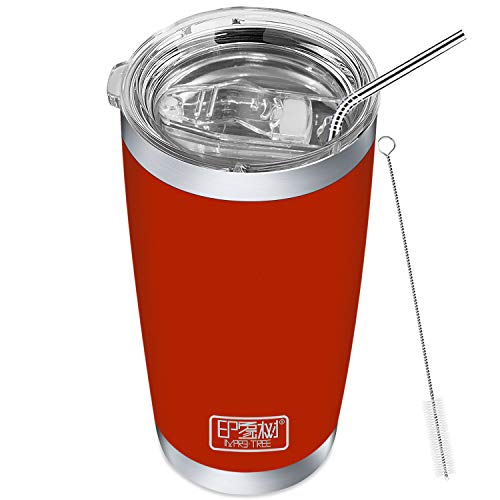 IMPR3·TREE 20 oz 18/8 Stainless Steel Vacuum Insulated Tumbler Travel Mug Water Bottle