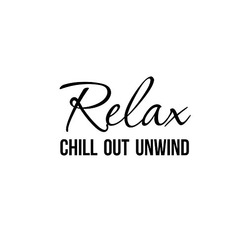 Vinyl Wall Decal Saying Family Room Quotes Sayings Stickers Wall Decor(Relax)