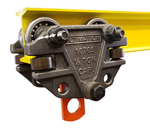 Heavy Duty 1,000 Pounds Capacity Beam Trolley With Side Guide Rollers #TOP5