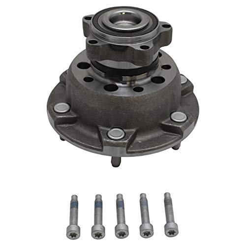 Image of TRQ 2 Piece Front Wheel Bearing & Hub Assembly Set with ABS Sensor Compatible with 2015 Ford Transit-250 2015-2017 Transit-350 2015-2018 Transit-350 HD