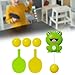 Aymzbd Hanging Frog Table Tennis Trainer Interactive Toy No Need Table Practical Pingpong Trainer Equipment for Sports Boys Children, 4 Balls