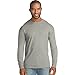 Hanes Mens X-Temp w/Fresh IQ Crewneck Long Sleeve Fashion T-Shirt, L