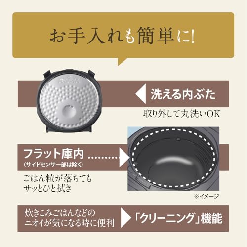 象印マホービン 炊飯器 NW-VJ10-BA の商品画像 3
