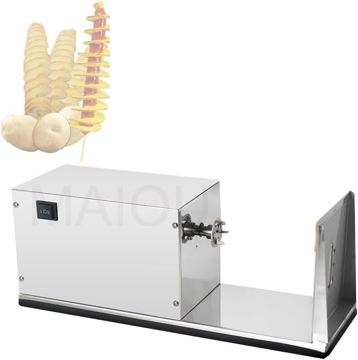 Tornado Potato Cutter Machine Electric Spiral Cutting Machine Chips Machine Chopper Potato Chip String Rotate Potato Chips Tower
