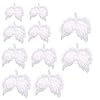 LEZED Engel vleugels hanger kerstboom versiering engel engelenvleugels veren vleugels Kerstmis strikken kerstboom veren hangende engelenvleugels decoratie 10 stuks 18 cm 16 cm 12 cm 10 cm 8 cm
