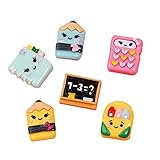 XQingmei 30 Pieces Cartoon Mini Notebook Pencil Computer Flatback Resin Decor Accessories Crystal Mu