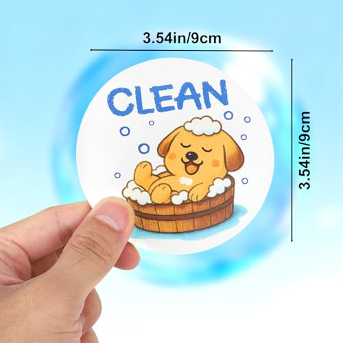 Imán decorativo perro para lavavajillas 9x9 cm miniatura 2
