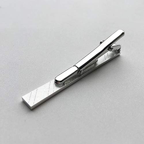 Edsg Personalized Tie Clips Pin For Men Engraved Exquisite Stainless Steel Personalized Gift For Best Man Usher Dad Boyfriend Wedding Husband Birthday Engagement Christmas With Box (Silver) #TOP3