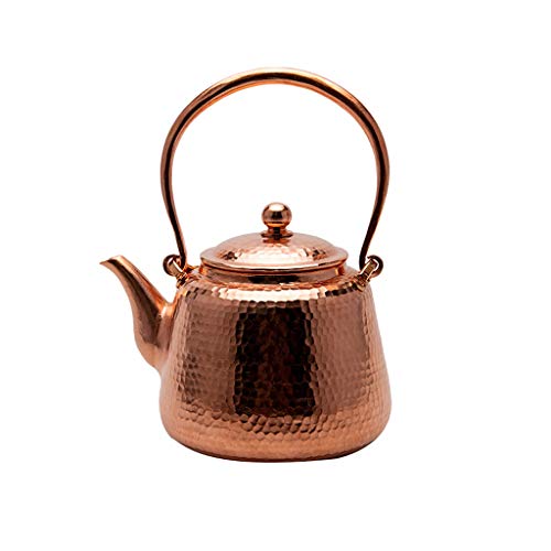 HUYP Wasserkocher Kupfer Wasserkocher handgemachte Kupfer Wasserkocher verdicken Haushalt Outdoor Wasserkocher…