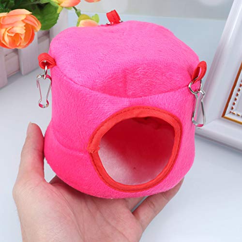 Popetpop Rede de porco da Guiné para gaiola – Cama de chinchila para pendurar cama macia Hamster Bed