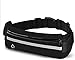 dimok Ceinture imperméable Ajustable avec Sac pour la randonnée, la Course à Pied (Tous Types de téléphones, iPhone, Windows et Android Windows) Noir