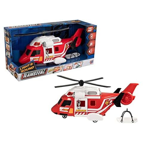 Teamsterz Medium Fire Helicopter with Lights and Sounds Cover
