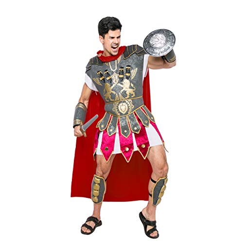 Spooktacular Creations Brave Men’s Roman Gladiator Costume Set For Halloween Audacious Dress Up Party (Xlarge) #TOP7